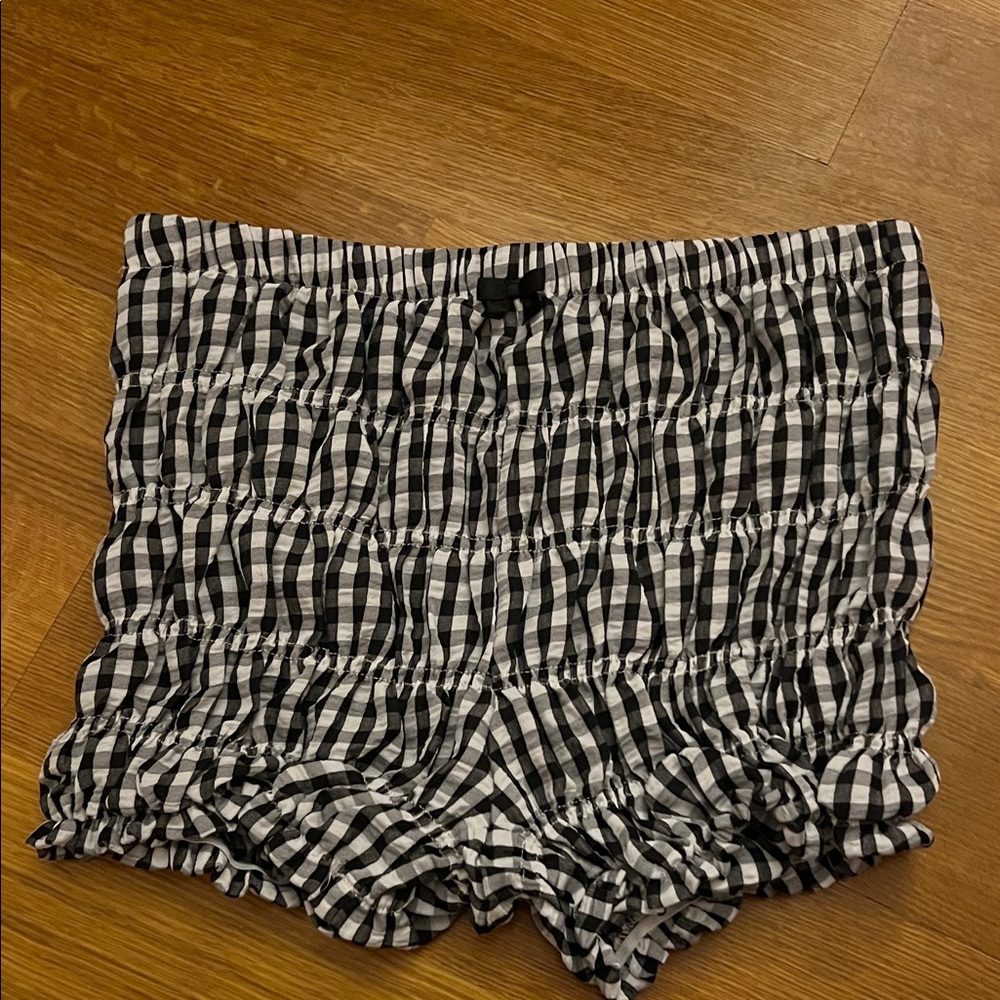 Gingham Microshorts